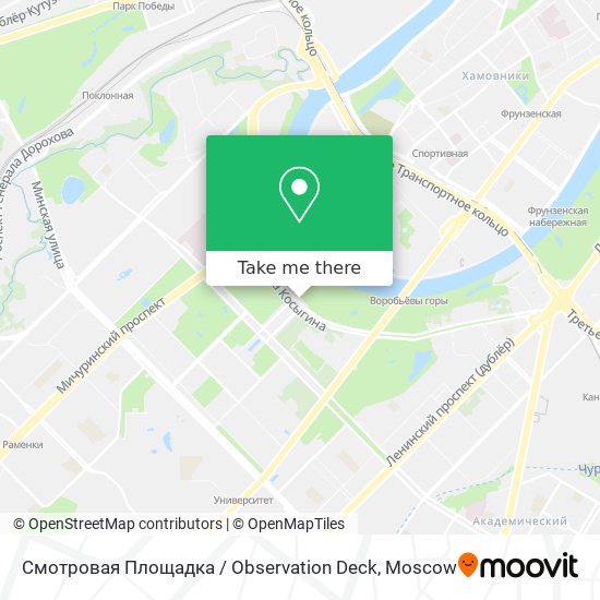 Смотровая Площадка / Observation Deck map