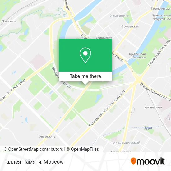 аллея Памяти map