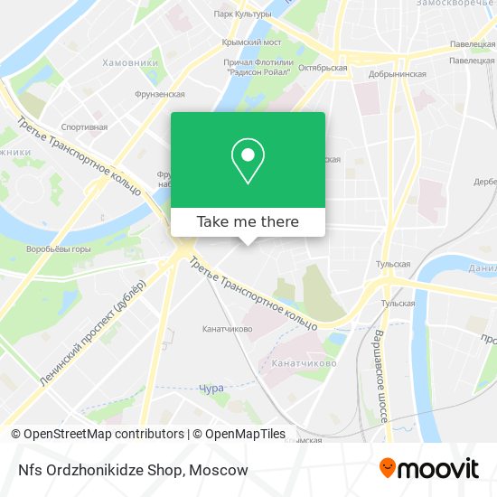 Nfs Ordzhonikidze Shop map