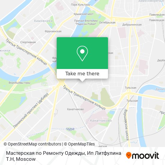 Мастерская по Ремонту Одежды, Ип Литфулина Т.Н map