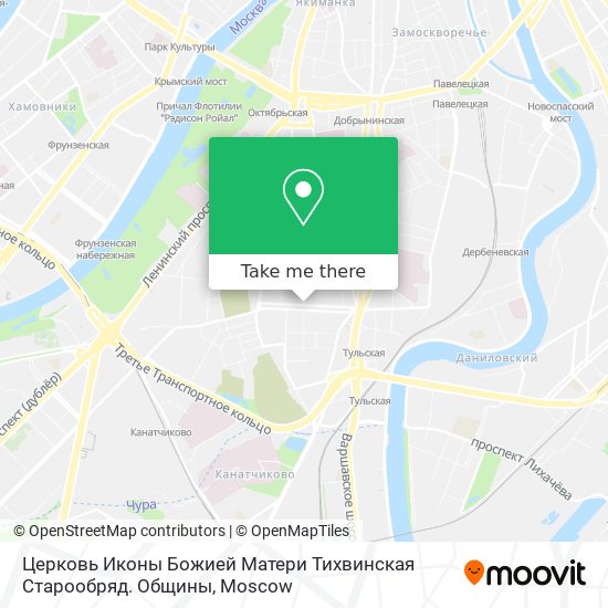 Церковь Иконы Божией Матери Тихвинская Старообряд. Общины map