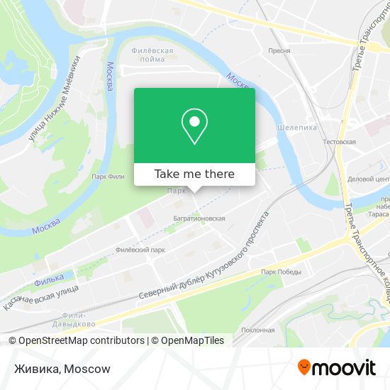 Живика map