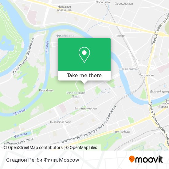 Стадион Регби Фили map
