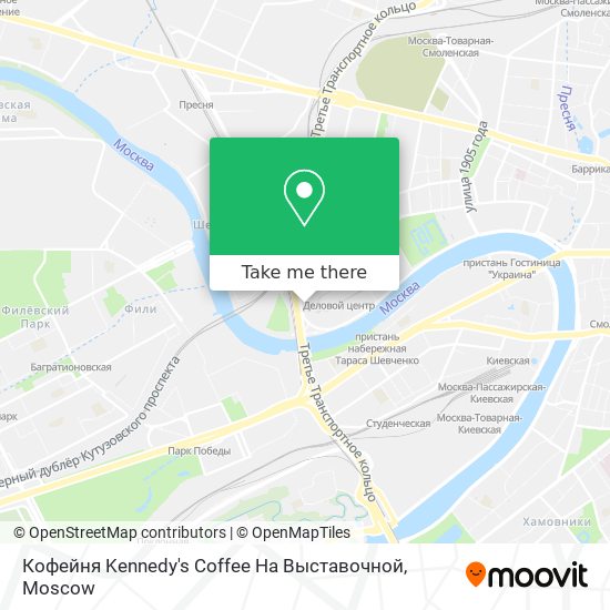 Кофейня Kennedy's Coffee На Выставочной map