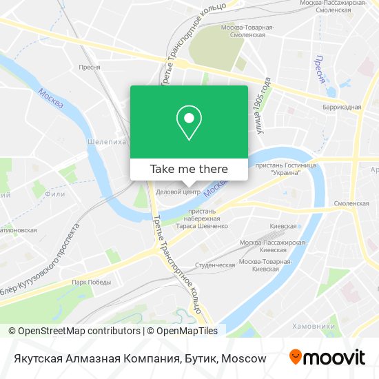 Якутская Алмазная Компания, Бутик map