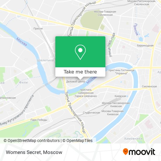 Womens Secret map