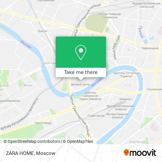 ZARA HOME map