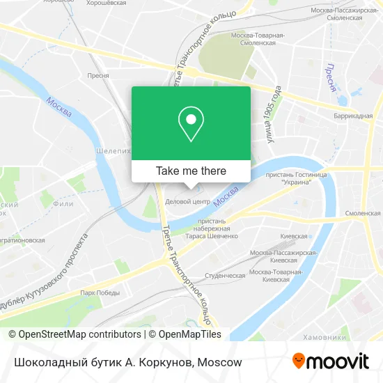 Шоколадный бутик А. Коркунов map