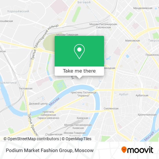 Podium Market Fashion Group map