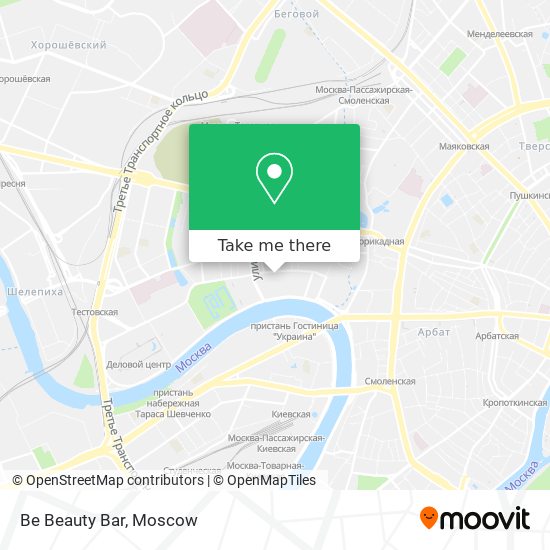 Be Beauty Bar map