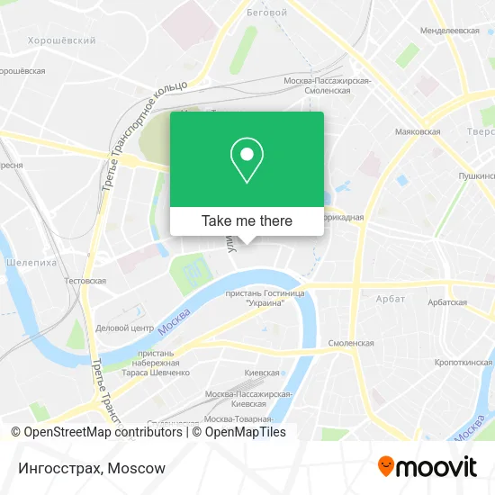 Ингосстрах map