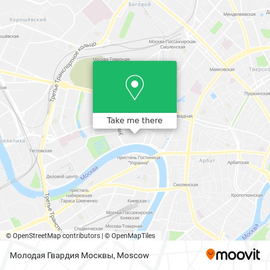 Молодая Гвардия Москвы map