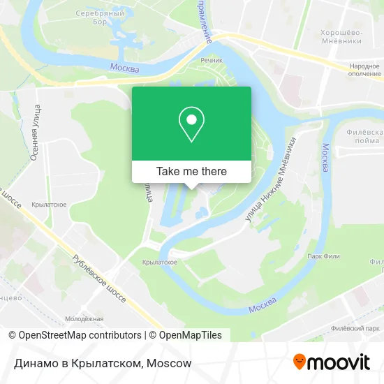 Динамо в Крылатском map