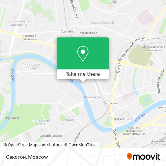 Секстон map
