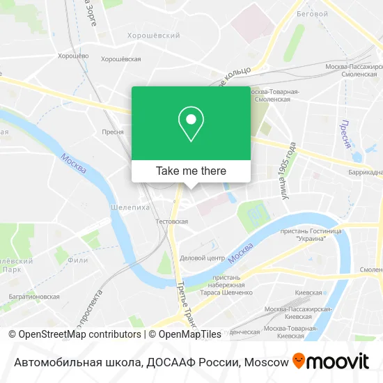 Автомобильная школа, ДОСААФ России map