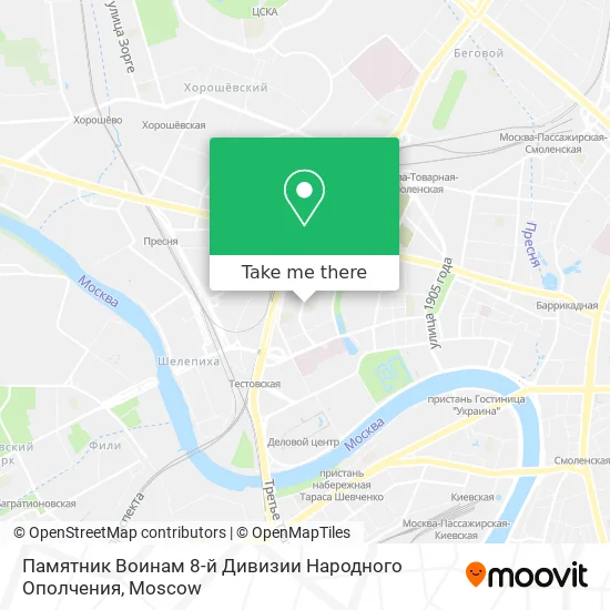 Памятник Воинам 8-й Дивизии Народного Ополчения map