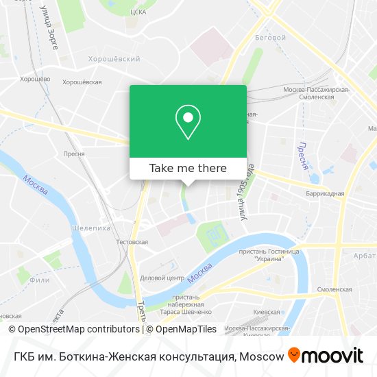 ГКБ им. Боткина-Женская консультация map