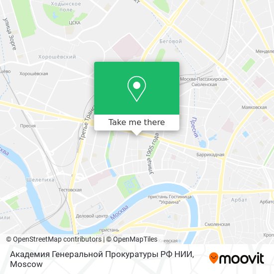 Академия Генеральной Прокуратуры РФ НИИ map