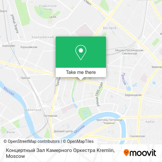 Концертный Зал Камерного Оркестра Kremlin map