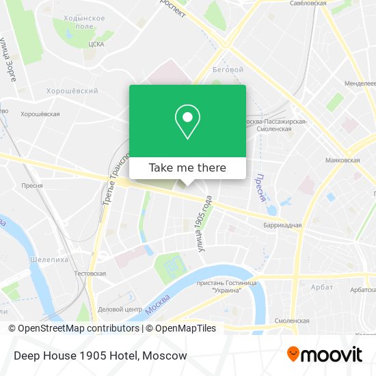 Deep House 1905 Hotel map
