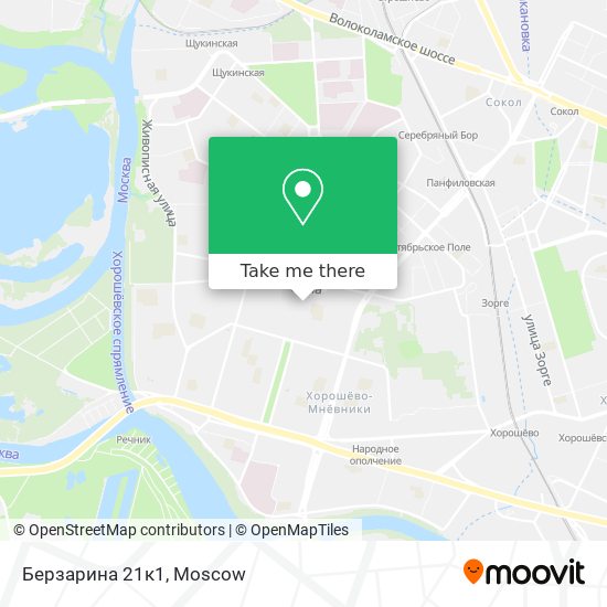 Берзарина 21к1 map