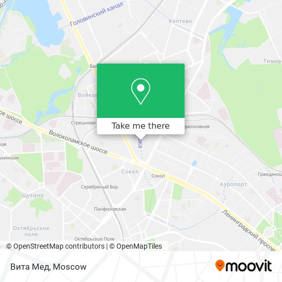 Вита Мед map