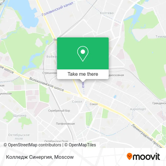 Колледж Синергия map