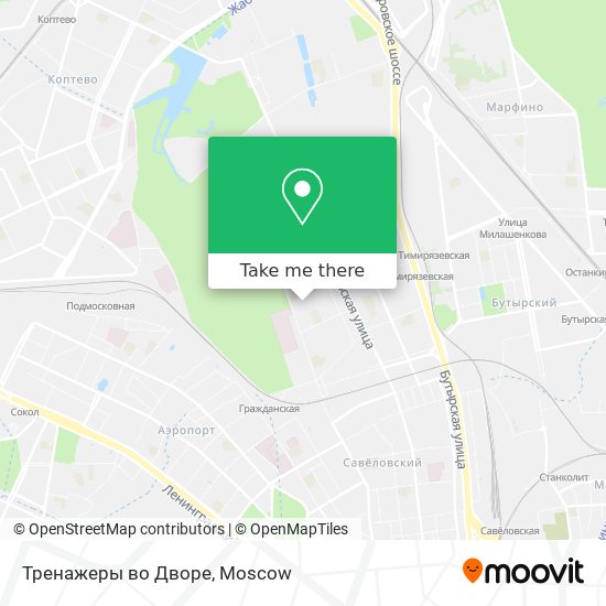 Тренажеры во Дворе map