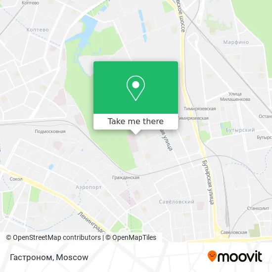 Гастроном map