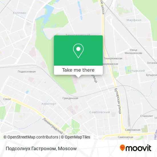 Подсолнух Гастроном map