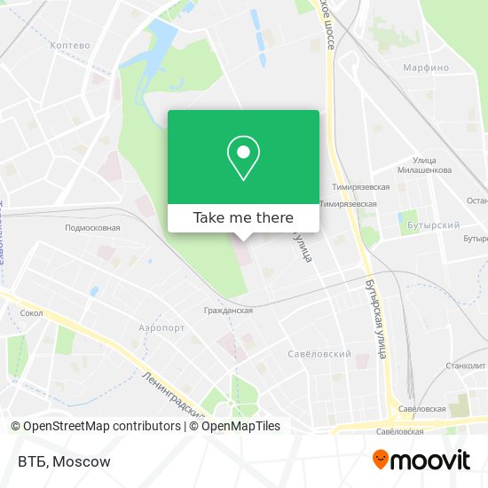 ВТБ map