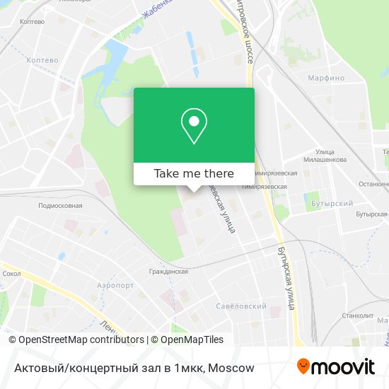 Актовый/концертный зал в 1мкк map