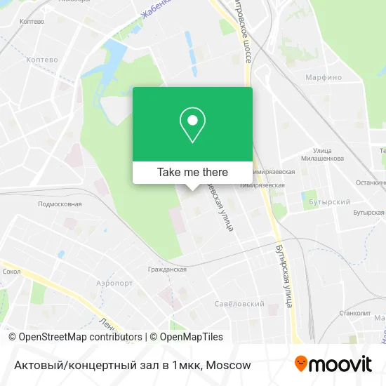Актовый/концертный зал в 1мкк map