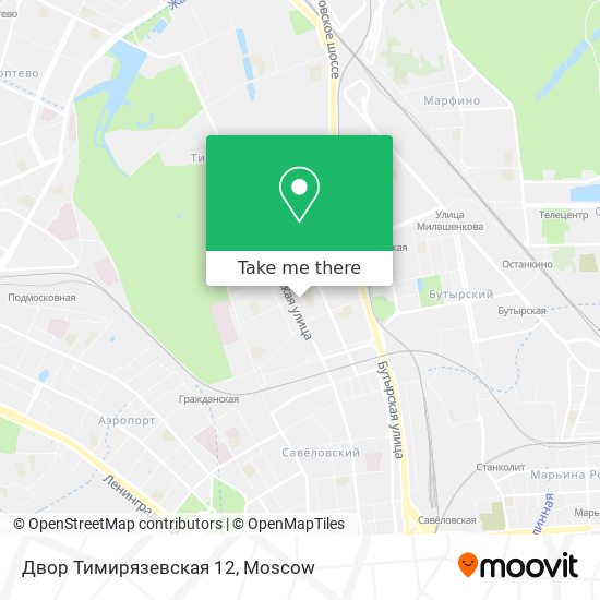 Двор Тимирязевская 12 map