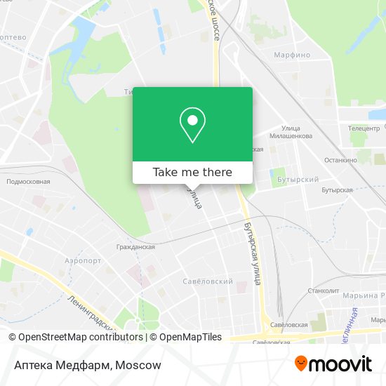 Аптека Медфарм map