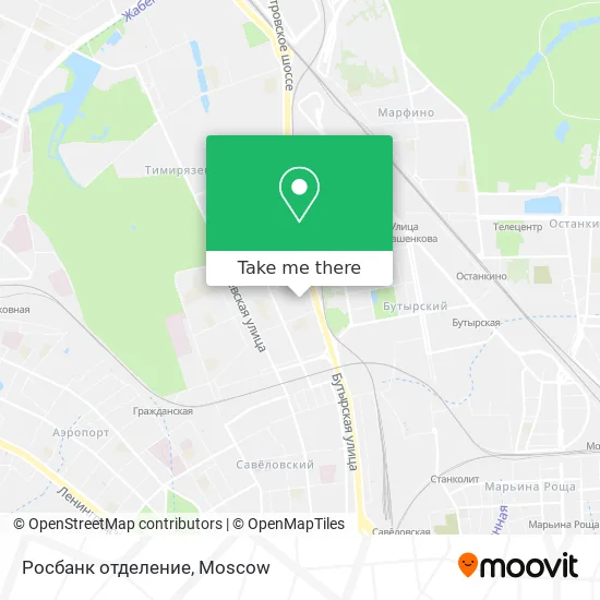 Росбанк отделение map