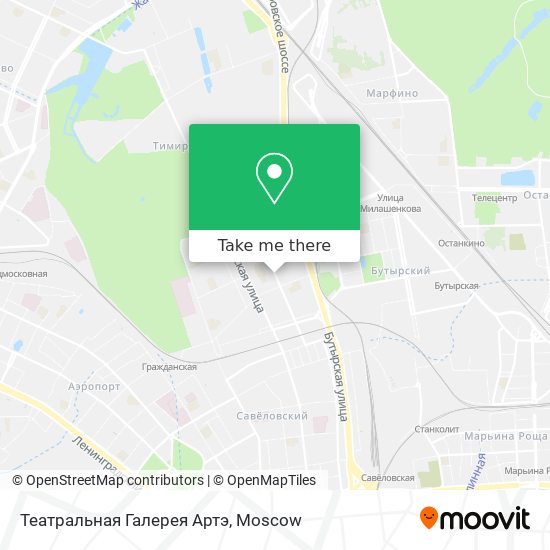 Театральная Галерея Артэ map