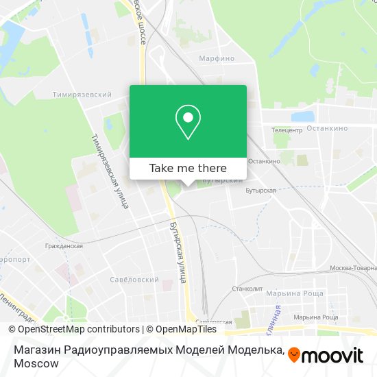 Магазин Радиоуправляемых Моделей Моделька map