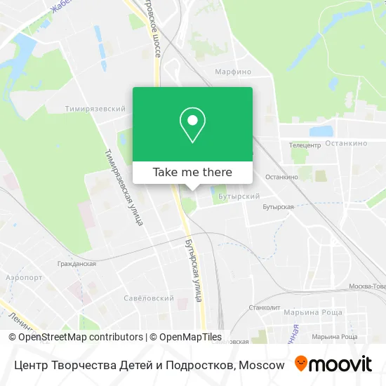 Центр Творчества Детей и Подростков map