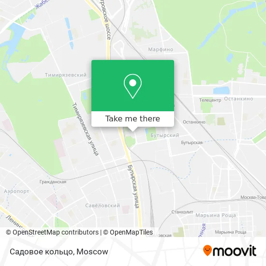 Садовое кольцо map