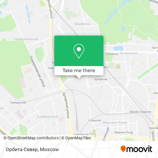 Орбита-Север map