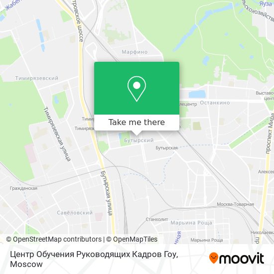 Центр Обучения Руководящих Кадров Гоу map