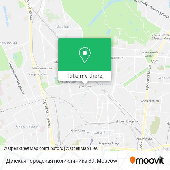 Детская городская поликлиника 39 map