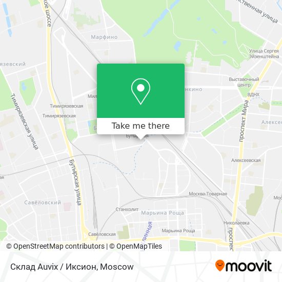 Склад Auvix / Иксион map