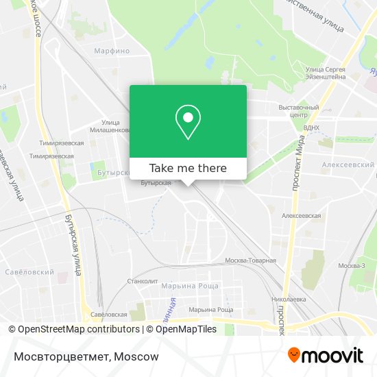 Мосвторцветмет map