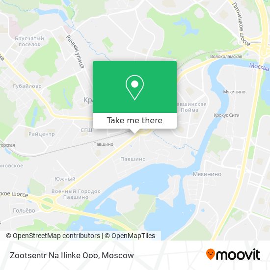 Zootsentr Na Ilinke Ooo map