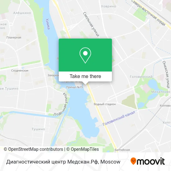 Диагностический центр Медскан.Рф map