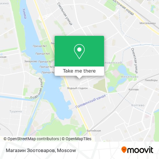 Магазин Зоотоваров map