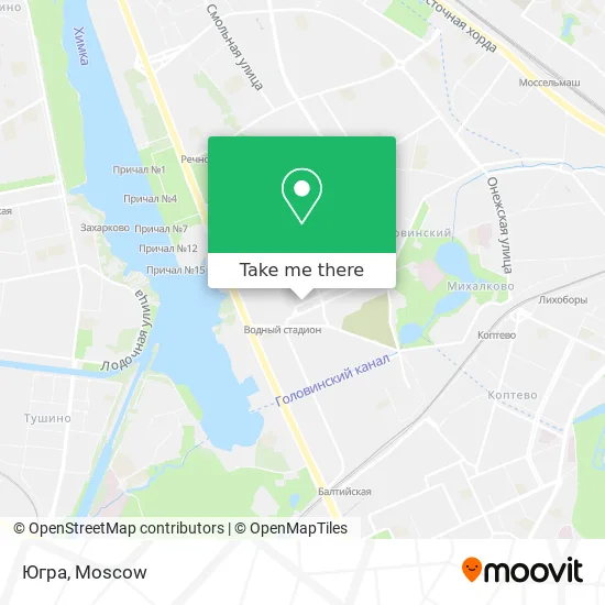 Югра map