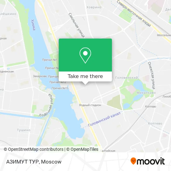 АЗИМУТ ТУР map